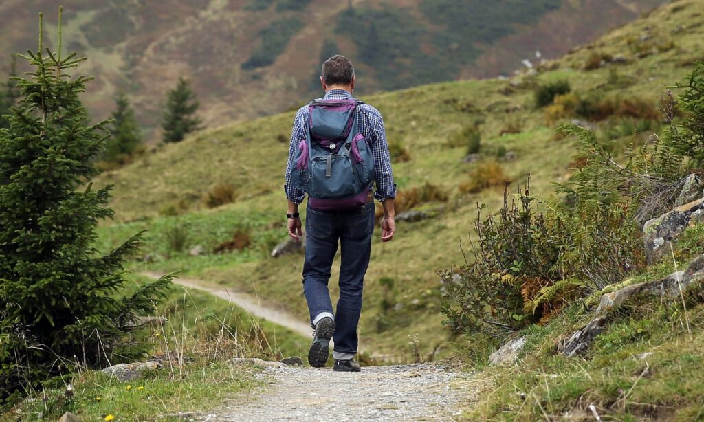 hiking
trail